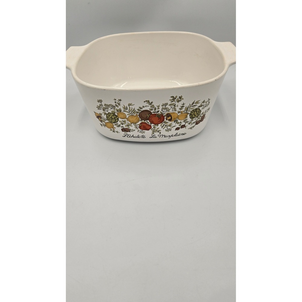 Corning Ware Spice of Life 3 Quart Casserole Dish A-3-B L'Echalote La Marjolaine